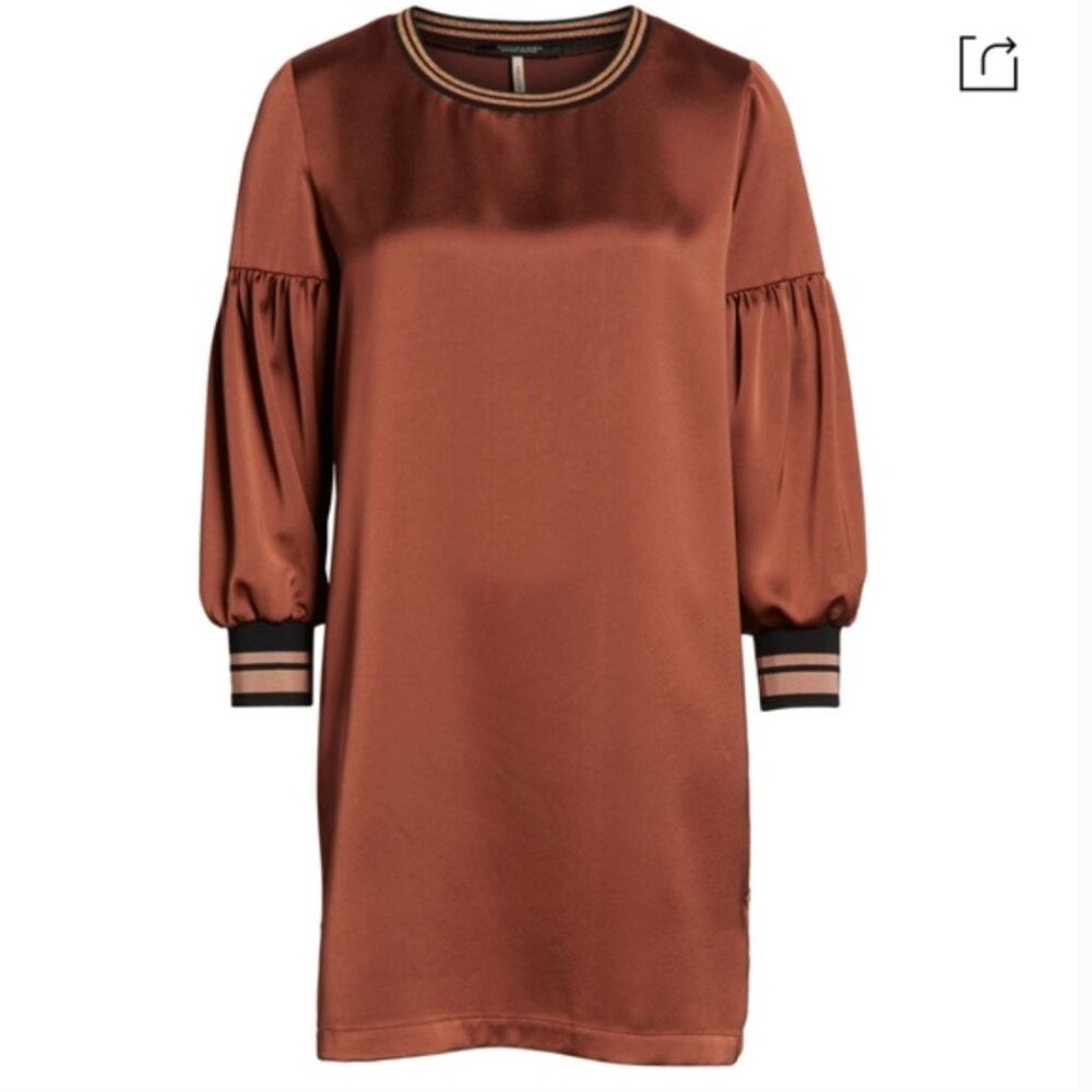 Scotch & Soda dress Magical Attitudes Dress in Copper Satin Mini Dress